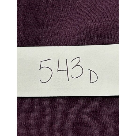 Hanes Fleece Crewneck Pullover Sweatshirt Purple Sz Large Comfort Soft Lounge - Picture 9 of 11